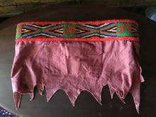 Load image into Gallery viewer, Dusty Rose Belt with Multi Colored Woven Waistband