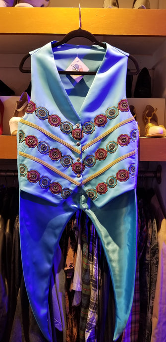 Chakras Hand-made Floral Vest with Tails