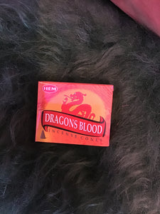 HEM Incense: Dragon’s Blood (cones)