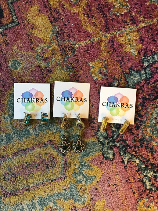 Chakras Jewelry: Large Earrings