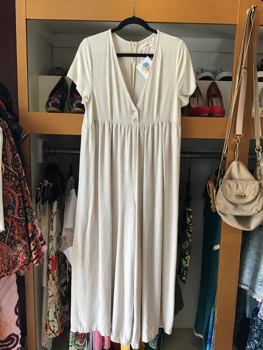 Cream Jumpsuit