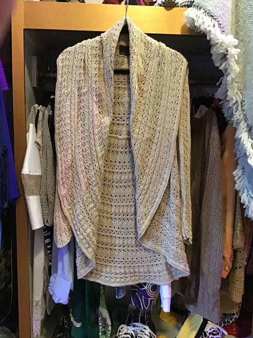 Tan Knitted Cover Up