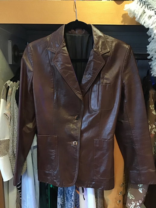 Dark Brown Leather Jacket