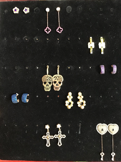 Chakras Jewelry: Small Earrings