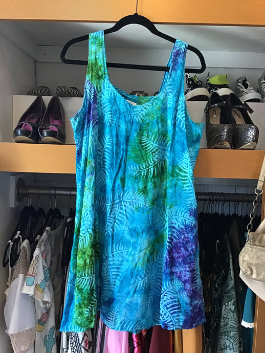 Blue Dyed Dress