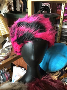 Furry Pillbox Hat