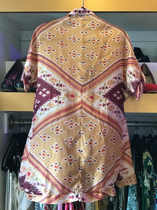 Tribal Patterned Sari