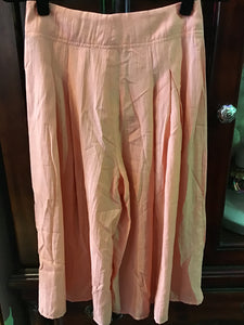 Coral Pleated Culottes