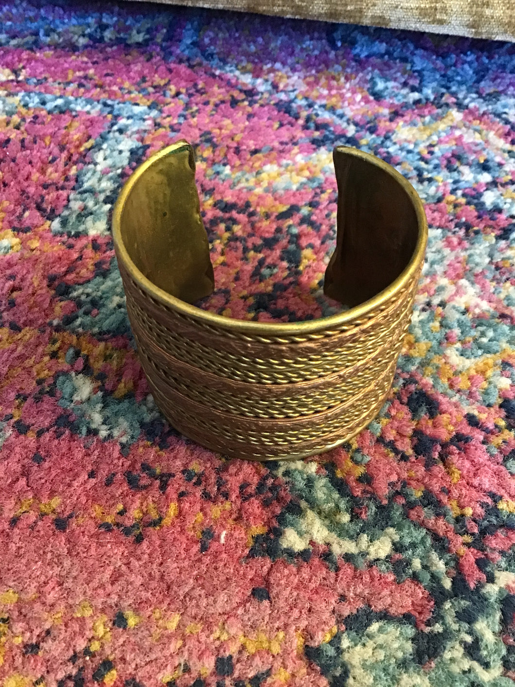 Brass and Copper Bangle