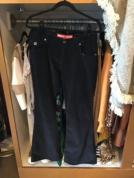 Black Corduroy  Bell Bottoms