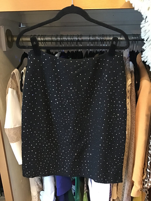 Black Sequin Skirt