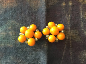 Beaded Clip On Earrings
