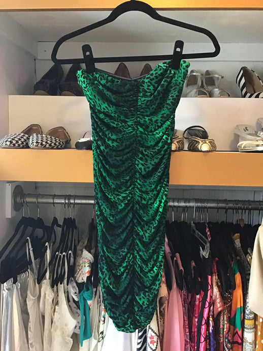 Green Cheetah Dress