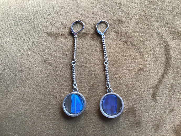 Deadly Dapper: Circle Drop Earrings