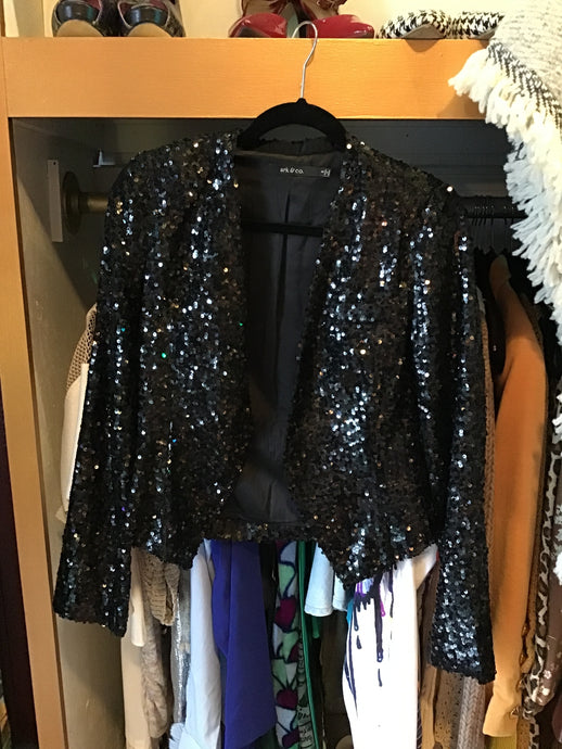 Black Sequin Jacket