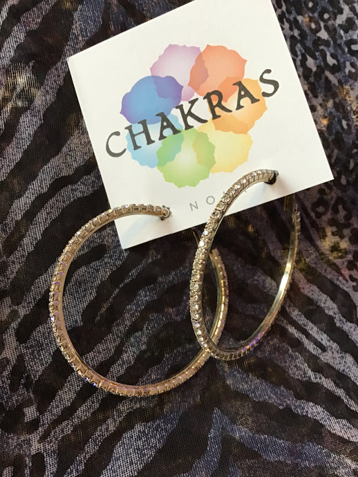 Rhinestone Hoops