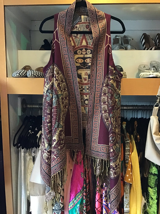 Custom Mayan Calendar Vest