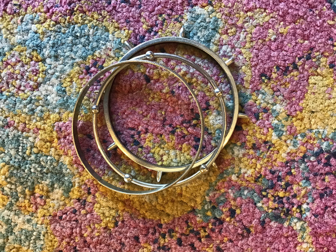 Silver Bangle Set