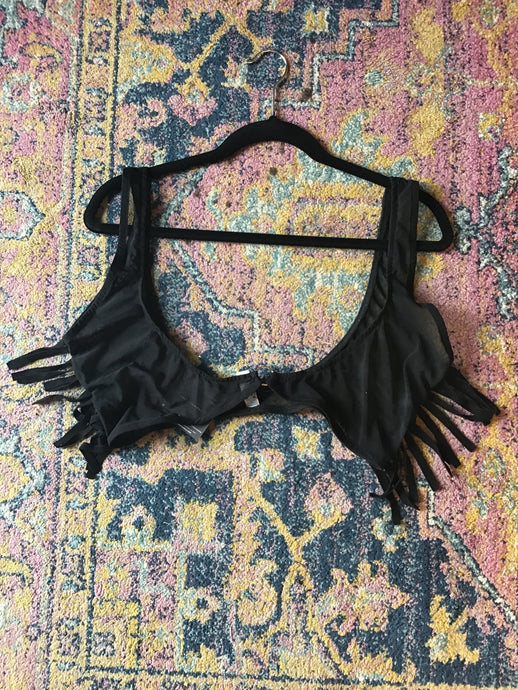 Black Mesh Top