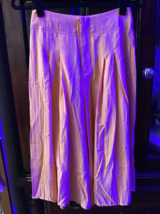Coral Pleated Culottes