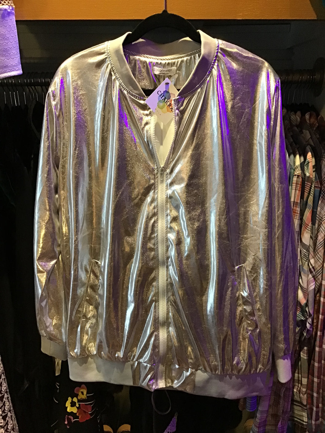 Silver Jogger Jacket