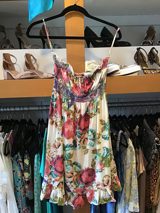 Summer Rose Strapless Dress