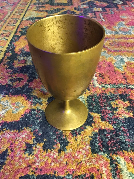 Vintage Brass Challis