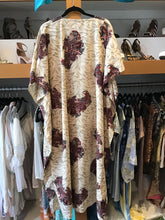 Load image into Gallery viewer, Red &amp; Tan Bedazzled Caftan