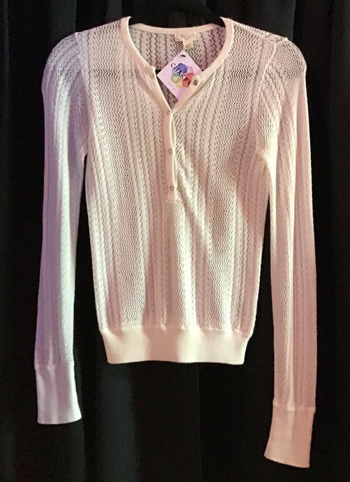 Cream Knit Top