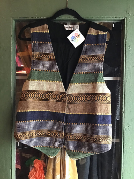 Woven Multi-color Vest