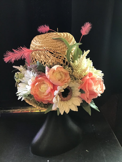 Spring Flower Straw Hat