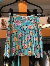 Load image into Gallery viewer, Vintage Blue Neon Flower Tennis Skirt