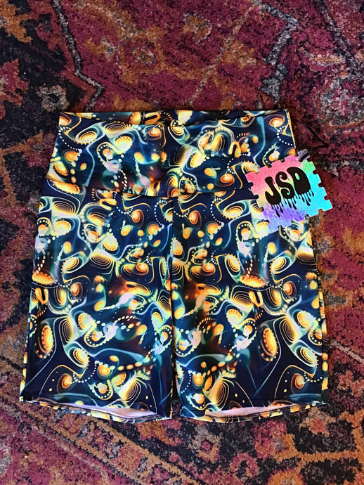 JSD: Blue/Green/Yellow Shorts