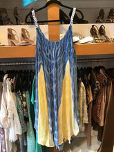 Load image into Gallery viewer, Yellow &amp; Blue Hand Dyed Dress