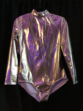 Load image into Gallery viewer, Silver Longsleeve Bodysuit