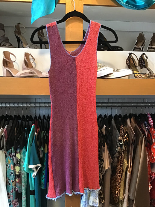 Red & Purple Divided Dress