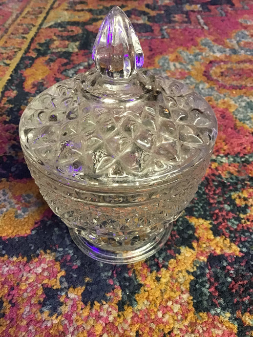 Vintage Glass Candy Dish