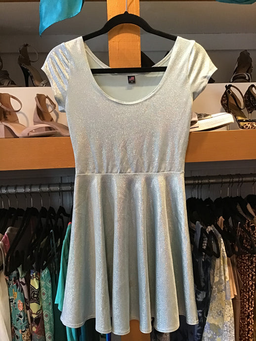 Shiny Sparkle Skater Dress