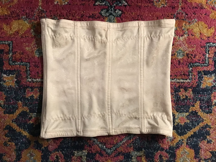 Vintage Cream Strapless Corset