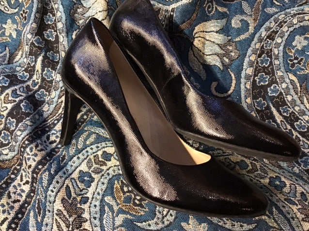 Black Patent Leather Pumps