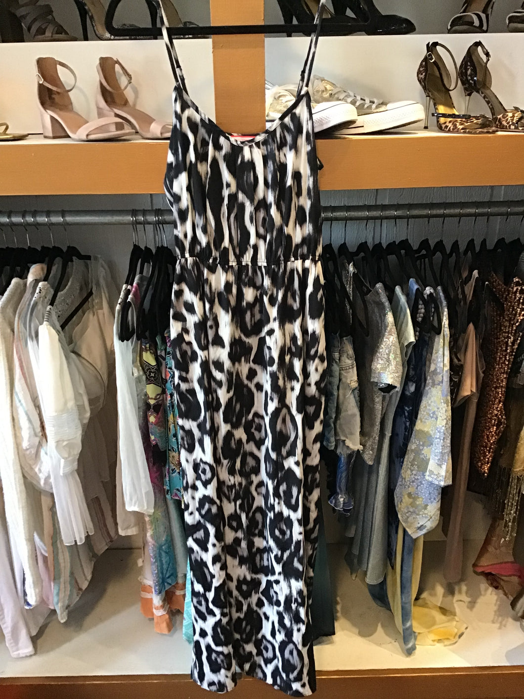 Snow Leopard Maxi Dress
