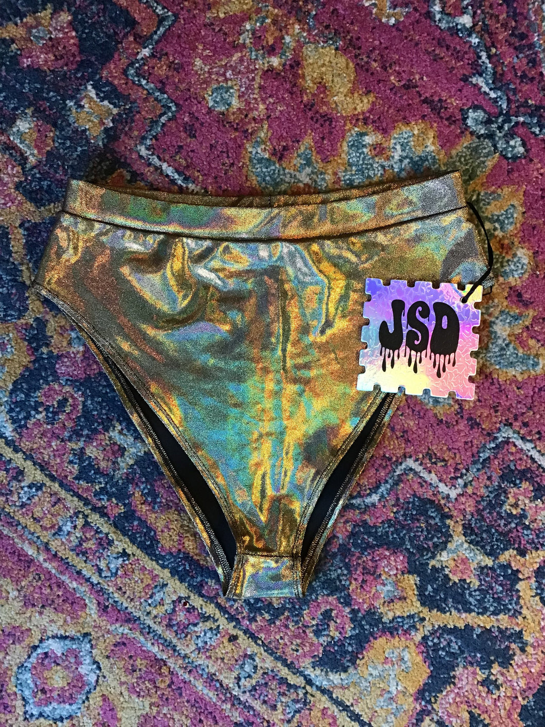 JSD: Gold Hologram Bottoms