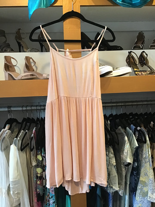 Dusty Pink Babydoll Dress