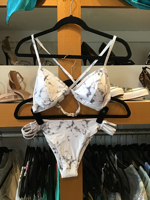 Two Piece Marble Swimsuit