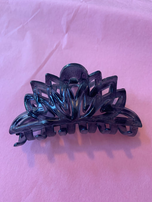 Blue Translucent Hair Clip