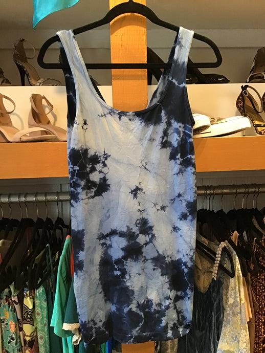 Blue Tie Dye Dress
