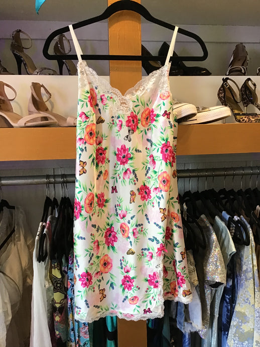 Neon Butterfly & Flower Chemise