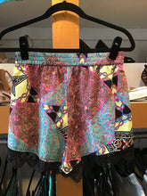 Load image into Gallery viewer, Neon Print &amp; Black Lace Shorts