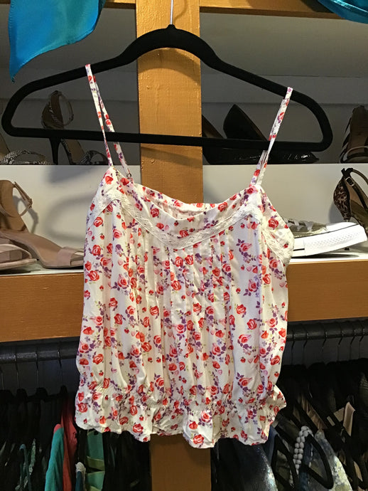 Pink & Purple Flower Top