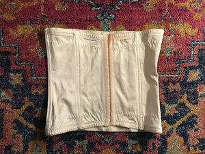 Vintage Cream Strapless Corset